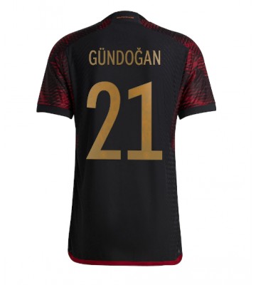 Lacne Muži Futbalové dres Nemecko Ilkay Gundogan #21 MS 2022 Krátky Rukáv - Preč